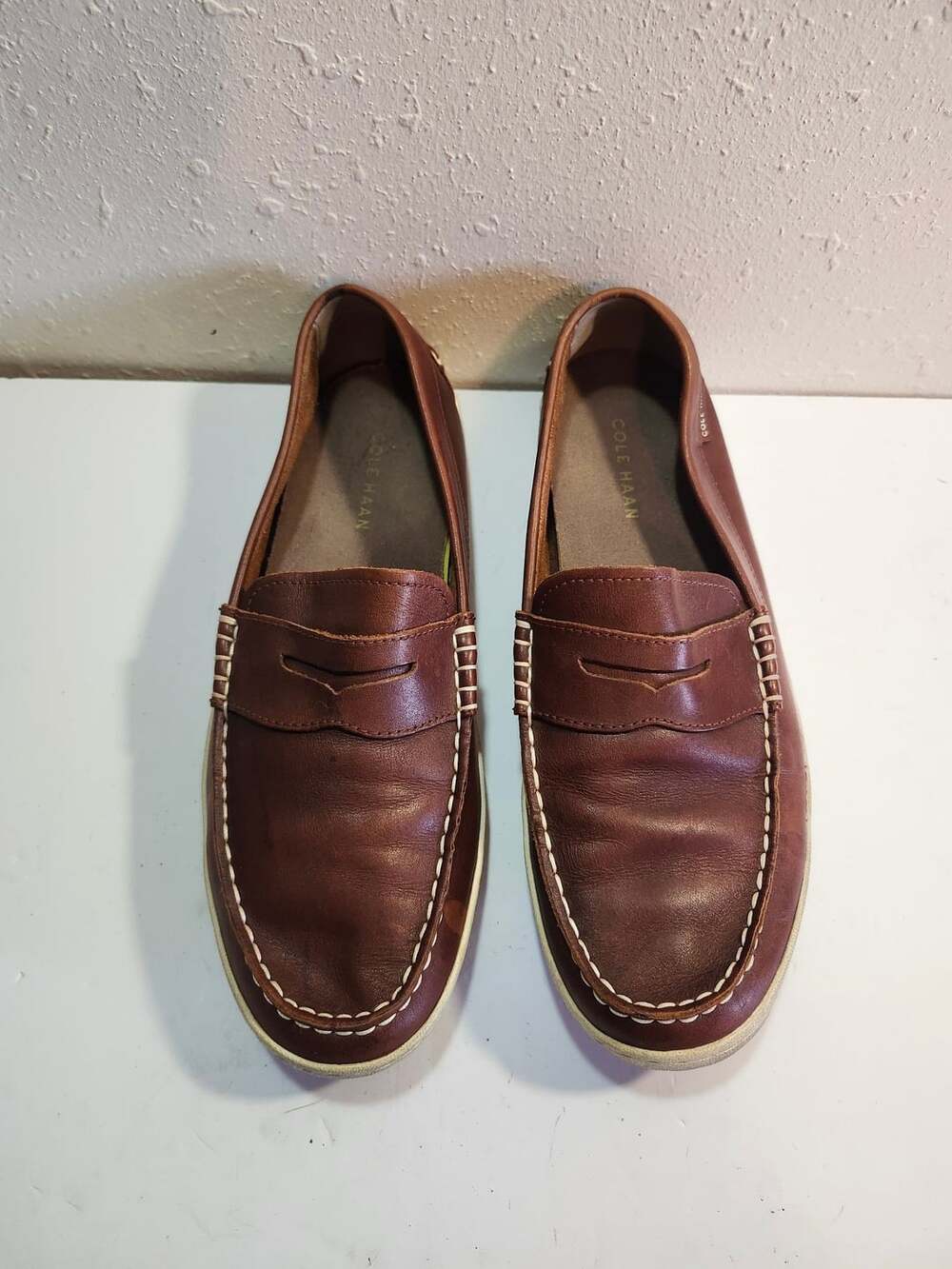 Cole Haan Pinch Weekender Loafer Shoes Brown Leather